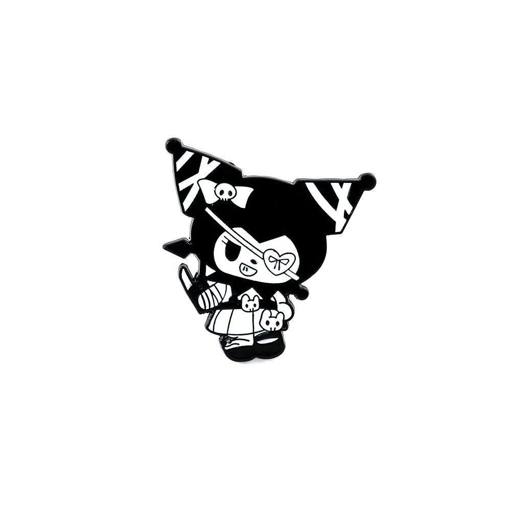 Venta caliente cien Sanrio serie de metal broche de dibujos animados coolomi Yugui perro KT gato todo-fósforo de moda insignia