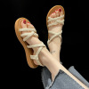 Summer sandals, footwear for leisure, Korean style, on elastic band, soft sole, wholesale