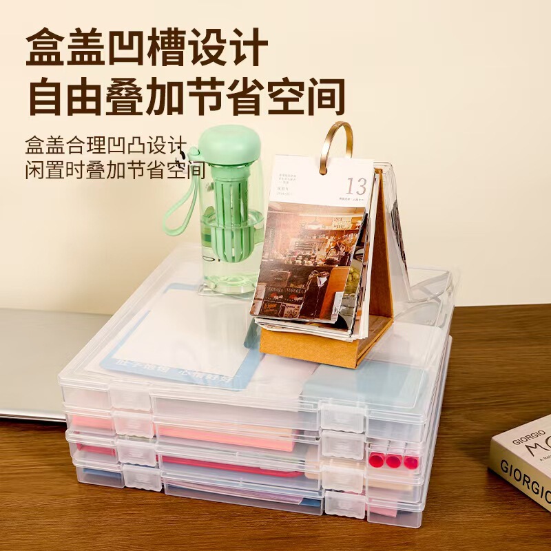 Pp Transparent Storage Box A4 Document Photo Toy Classification Storage Box Rectangular Plastic Box Pp Transparent Storage Box A4 Document Photo Toy Classification Storage Box Rectangular Plastic Box