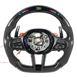 BMW M3 M4 M5 1 2 3 4 seriya CS G seriya idman LED karbon fiber sükan