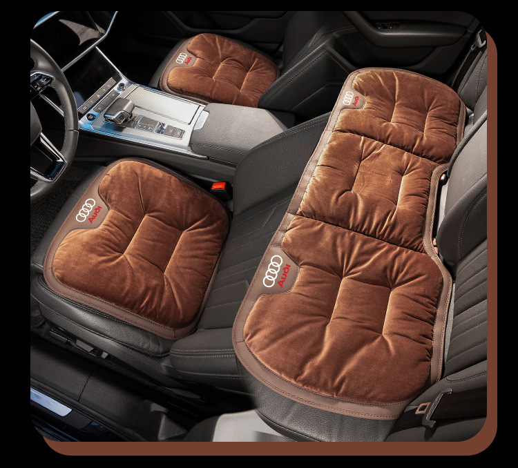 Suitable for Audi A6L/A7L/A4L/Q5L/Q3/Q6/Q4/A8 Warm Cushion Seat Cover Winter Seat Cushion