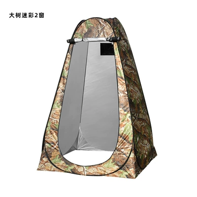 Avtomobil dam çadırları: toilet tent build-free camping - big-tree-camouflage-two-windows-191212m