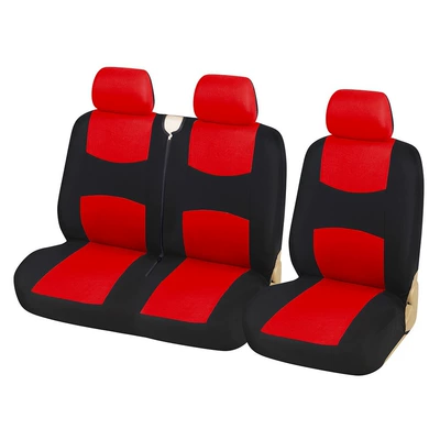 Universal seat cover | for Iveco, Ford, Vauxhall - y30073-red-21-universal-size