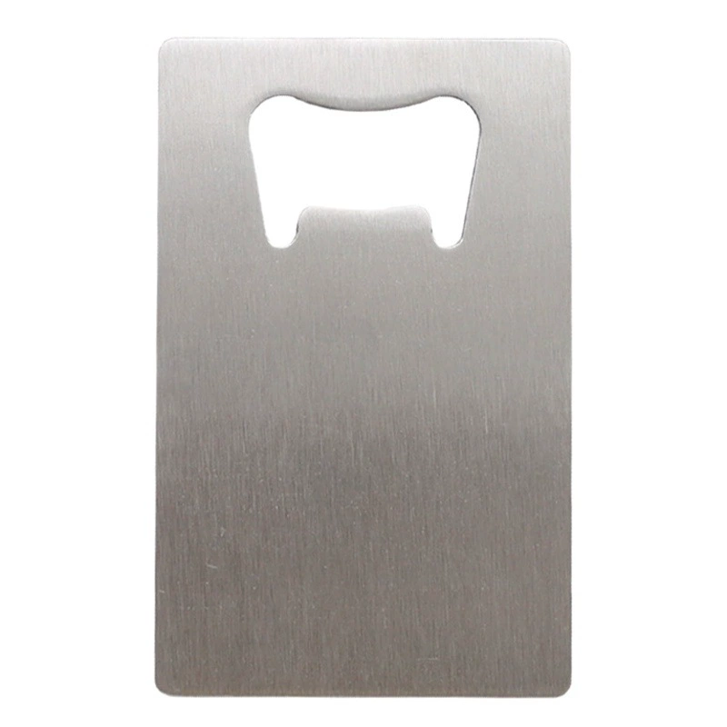 Сода открывалка для бутылок с водой портативная нержавеющая сталь креативная Кредитная карта открывалка Открывалка для бутылок рекламный логотип