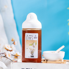 Source Factory Honey Wholesale Portable Squeeze Bottle Multi-flower Honey Farm Fresh Natural Raw Honey 500g