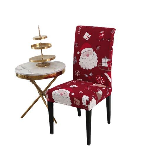 Cross-border Christmas elastic chair cover, one-piece office chair cover, simple dining chair cover, chair cover, hotel seat cover