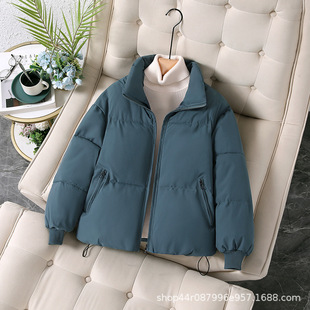 2024 cotton-padded jacket women's short winter new thick Korean style wide temperament bread jacket cotton-padded jacket foreign trade cotton-padded jacket coat