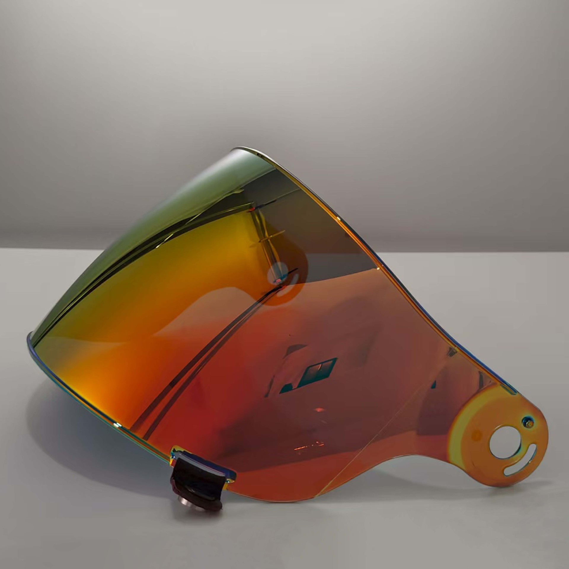 Suitable for Bell Bell Retro Motorcycle Helmets, Bullitt Flat Lens, Aurora Electroplating, Day and Night Use
