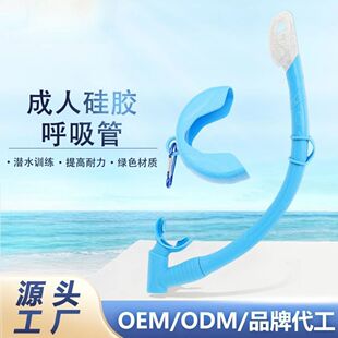 Cross-Border Hot-Selling Snorkeling Equipment Adult Wet Snorkel Foldable Roll-Up Shell Integrated Full Silicone Snorkel