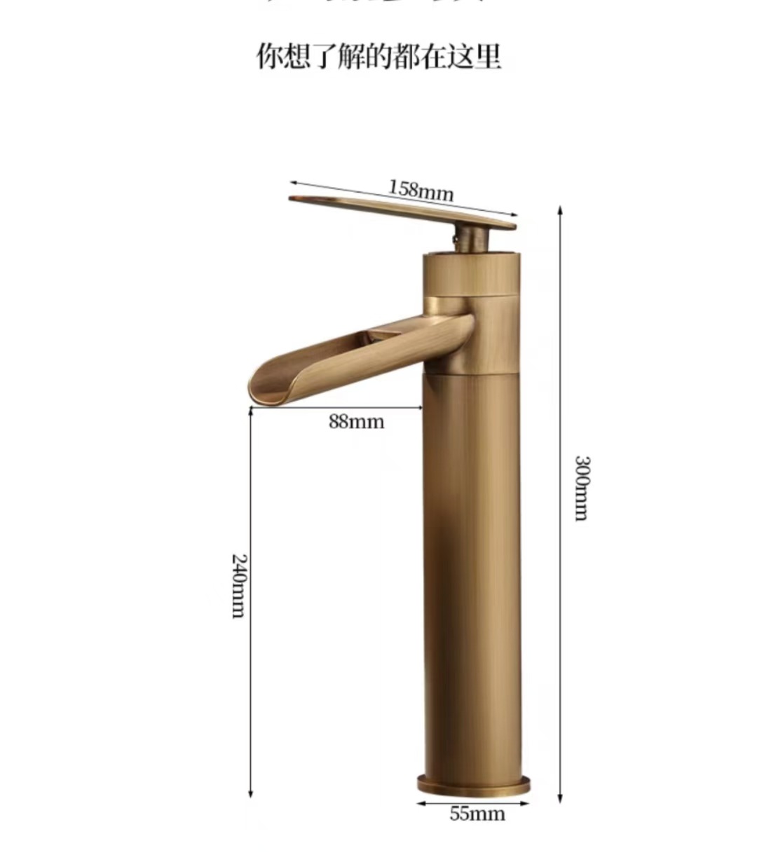 Cross-border wholesale of antique-style kitchen cold and hot washbasins, retro indoor and outdoor pure copper and all-copper faucets, complete bathroom factory undefined