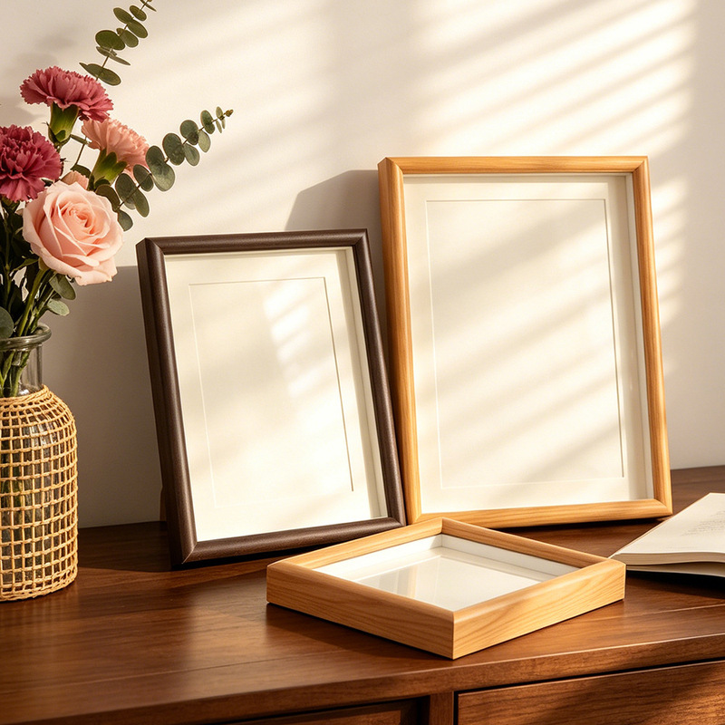 Three-Dimensional Hollow Wooden Photo Frame 6/7/ 8inch A4/A3 Dried Flower Butterfly Specimen Calligraphy DIY Mounting Empty Frame Wholesale Three-Dimensional Hollow Wooden Photo Frame 6/7/ 8inch A4/A3 Dried Flower Butterfly Specimen Calligraphy DIY Mounting Empty Frame Wholesale