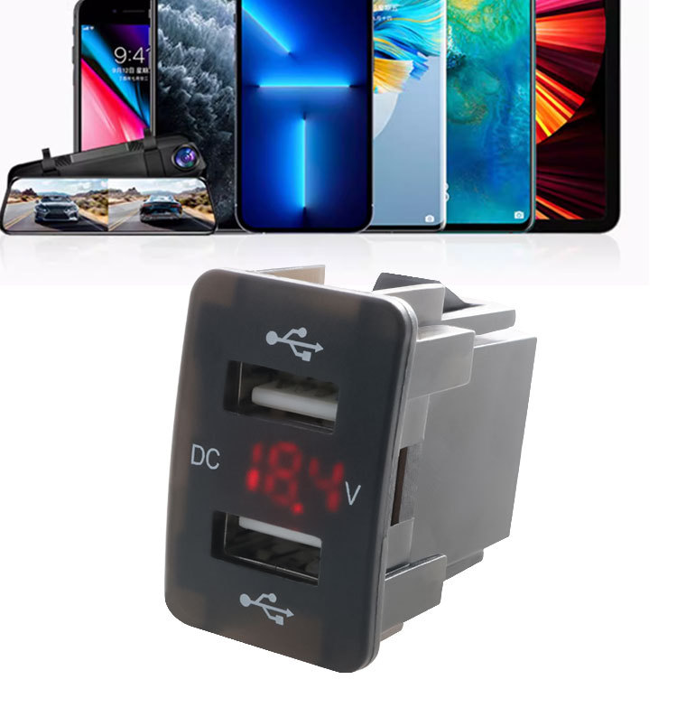 Factory direct car dedicated to kareiling double Qing double usb installed car charger interface charger