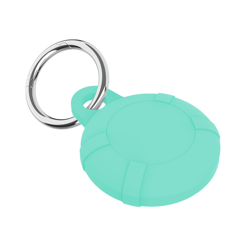 Aplicable a Apple Airtag funda protectora localizador rastreador anti-perdida llavero impermeable todo incluido funda protectora