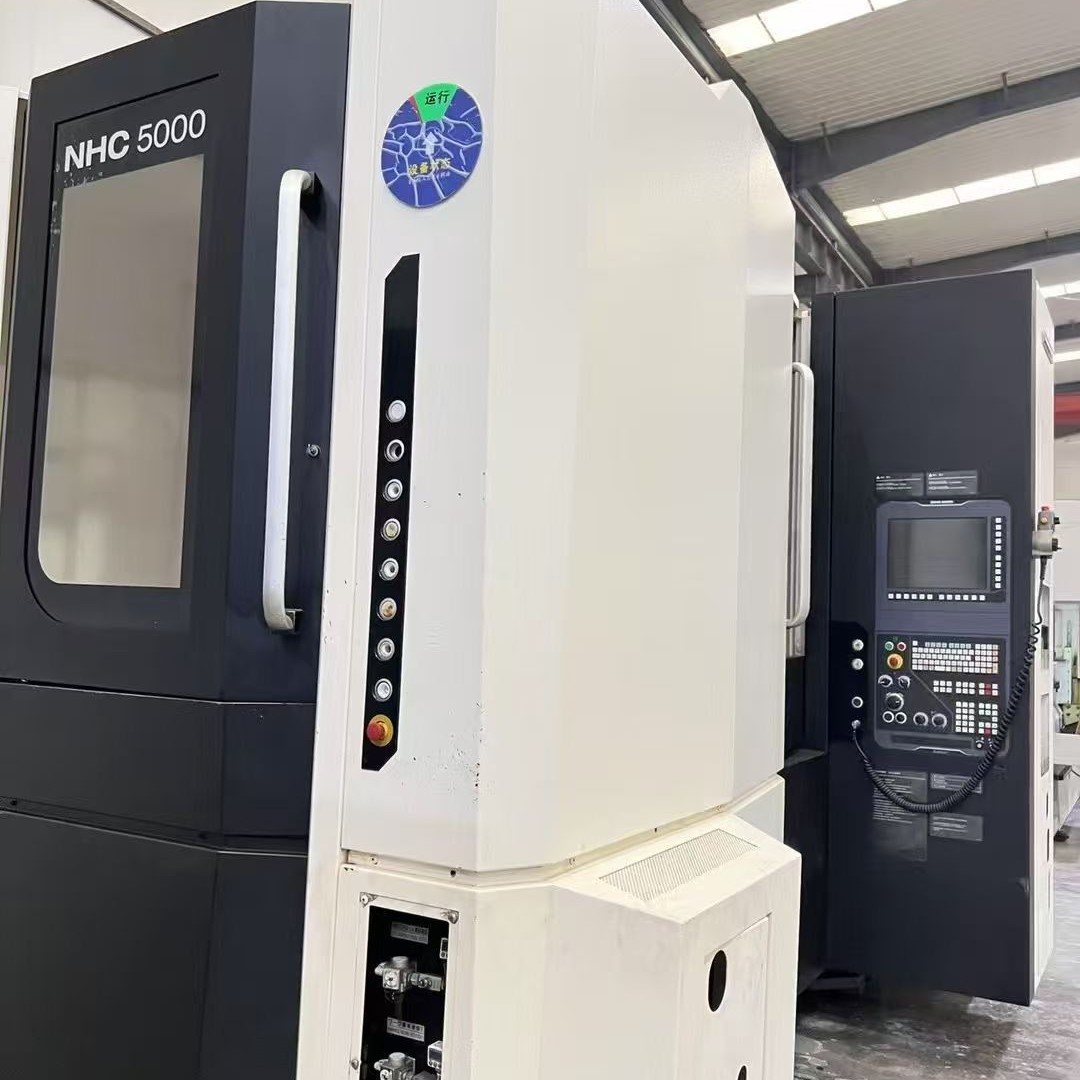 处理二手德玛吉NHC5000卧式加工中心主轴锥度BT40光栅尺