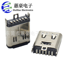 USB���� type-cĸ�� 6P��ʽ�N��10H/10.5H 180�� �����̶��_