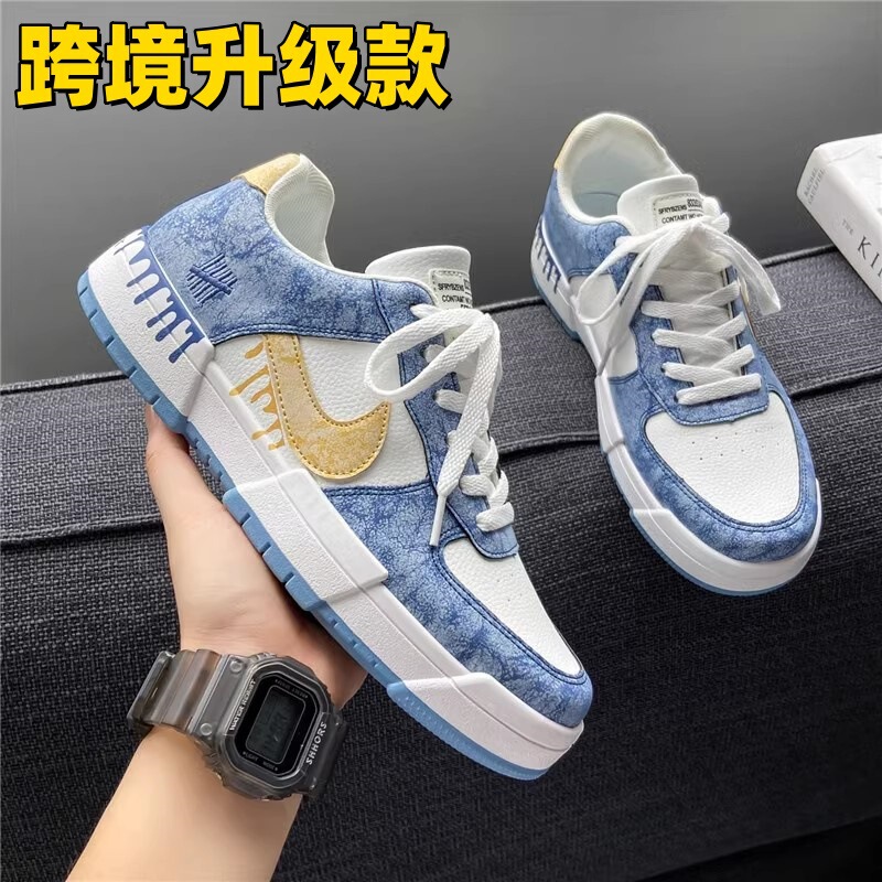 Cross-border Men's Shoes Air Force ai No.1 Shoes Spring Sports Leisure 2025 Teenagers North Carolina Blue Putian Tide Shoes