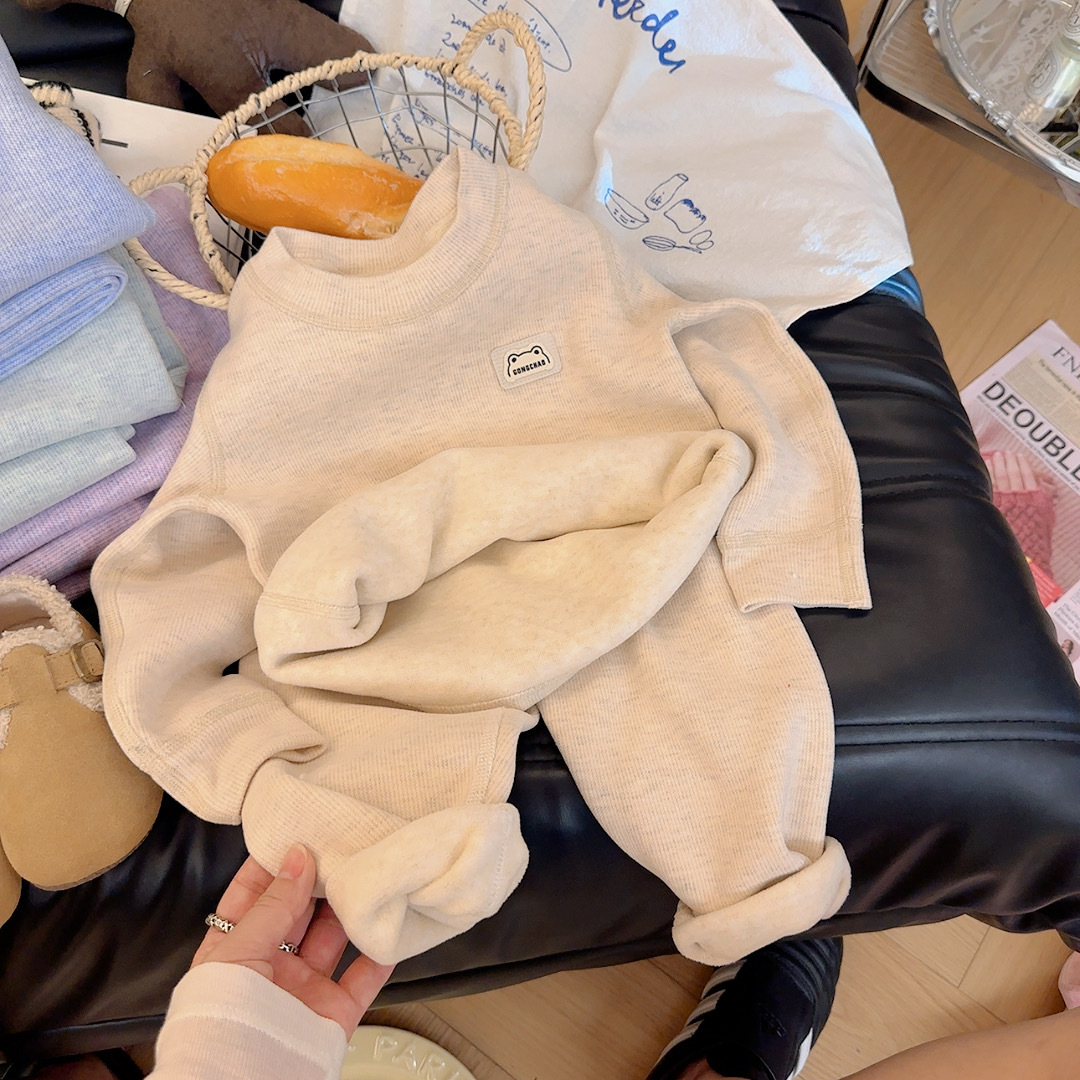 Set of bear koala fleece-light coffee