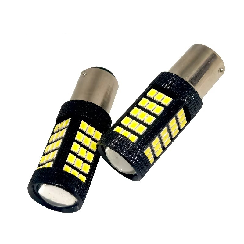 Car LED turn signal 1156 1157 2835 66SMD BA15S bright reversing light brake light