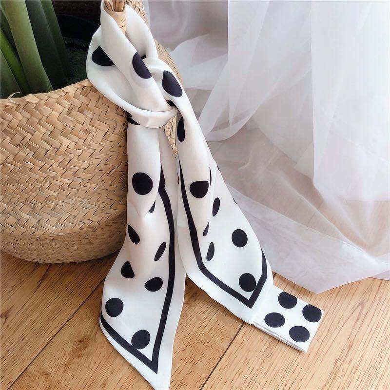 Versatile Women's Silk Neck Scarf For Spring Autumn And Summer Style_voghion.com