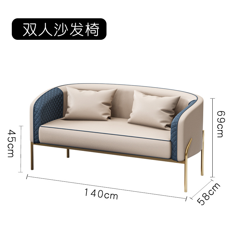 더블 소파 [커피색]