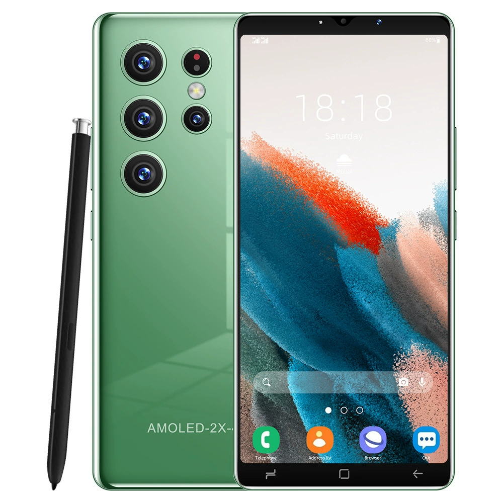 (Граница торговли), S22, смартфон, большой экран, мобильный телефон, Android 1, 8 ГБ, 7,5 дюйма, 4G, оптовая продажа