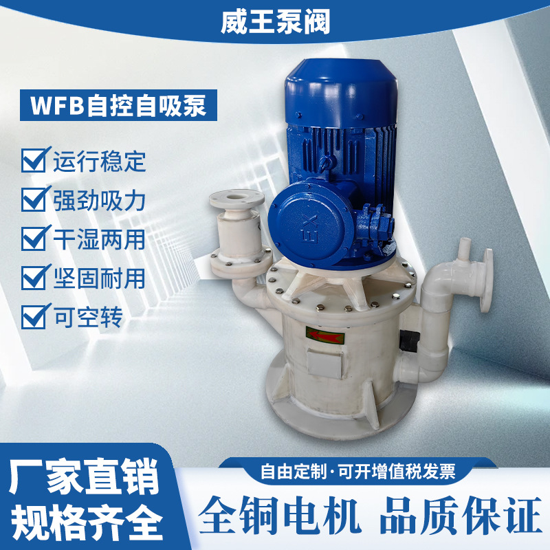 65WFB-A WFB型无密封自控自吸泵新型立式自吸泵包退换不锈钢
