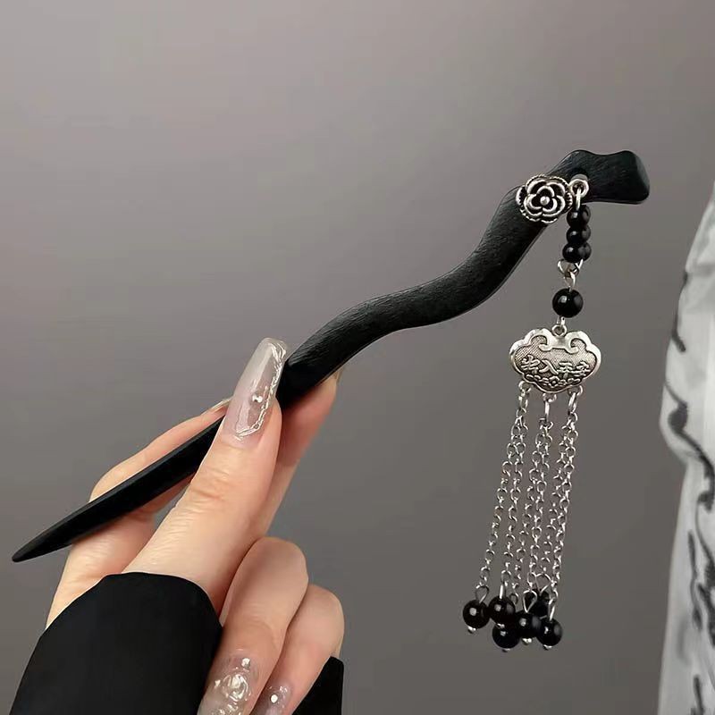 Horquilla de sensación de alto nivel de borla de estilo antiguo para mujer nueva horquilla de estilo chino