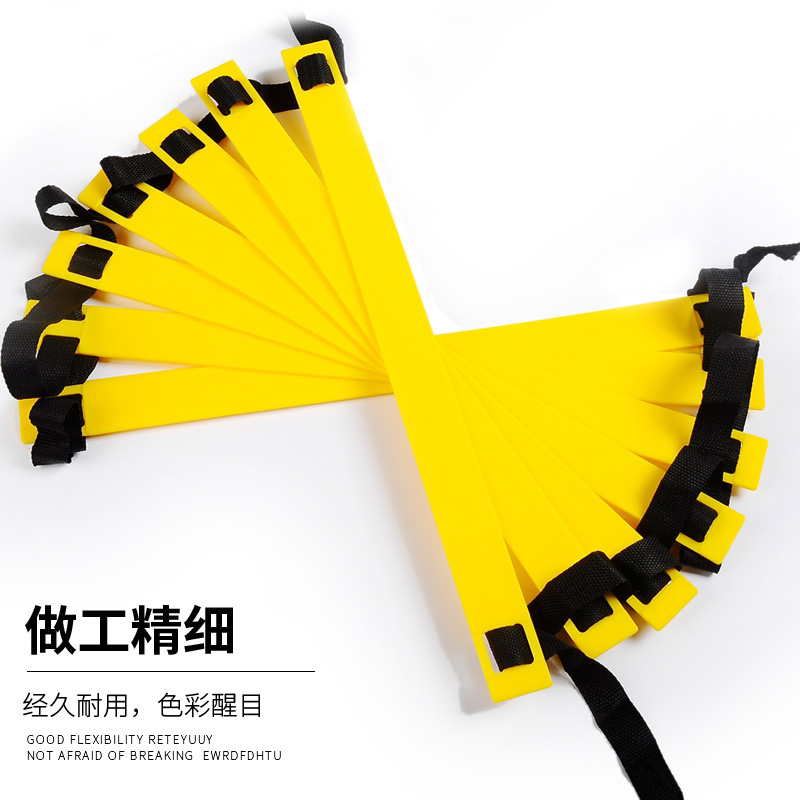 Factory Wholesale Agility Ladder Football Training Speed Ladder Training Soft Ladder Rope Ladder Jump Grid Ladder 6 meters 12 sections