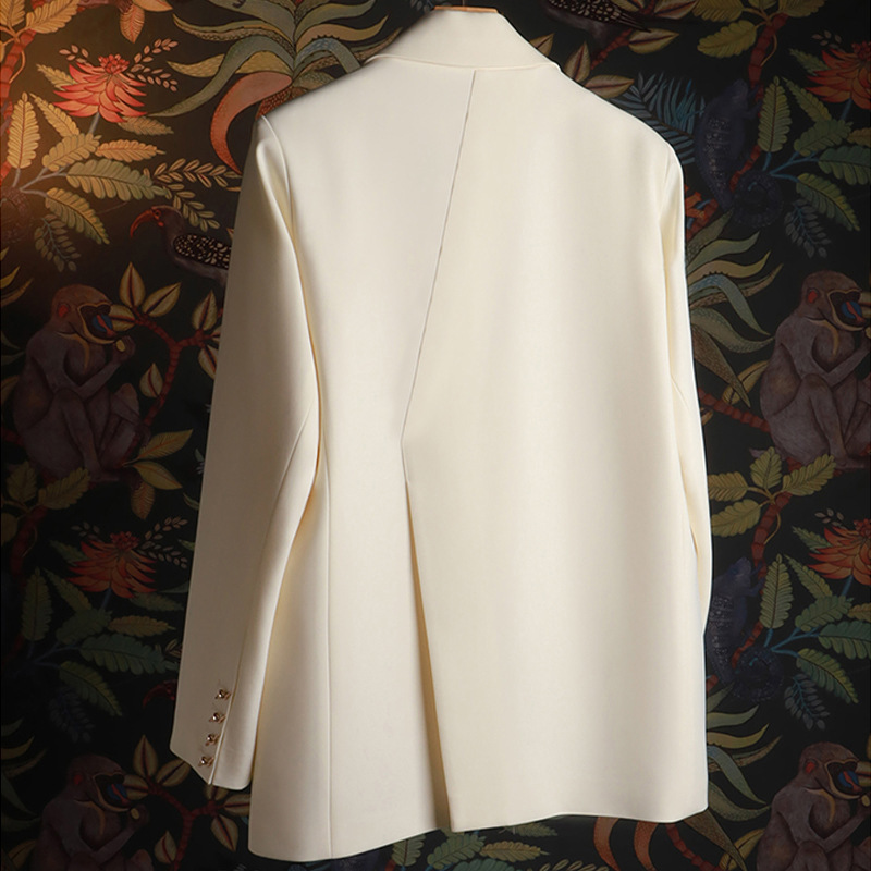 Ting 7573 Suit Jacket Women's 2025 New Fashion Spring and Autumn Clothing Casual Design Sense Niche Suit Jacket Split