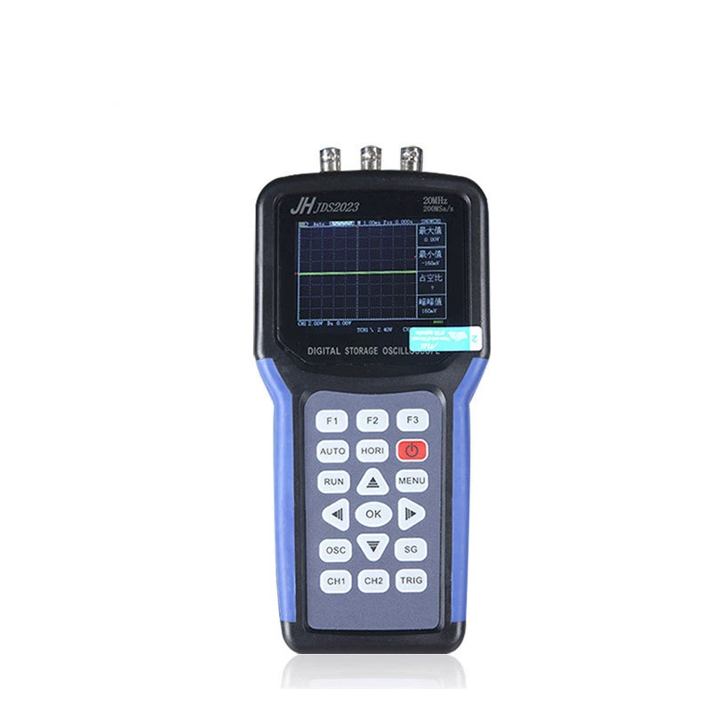 Транзистор AliExpress, популярная модель JDS2023, портативный цифровой осциллограф с 1 каналом, 20 МГц + источник сигнала