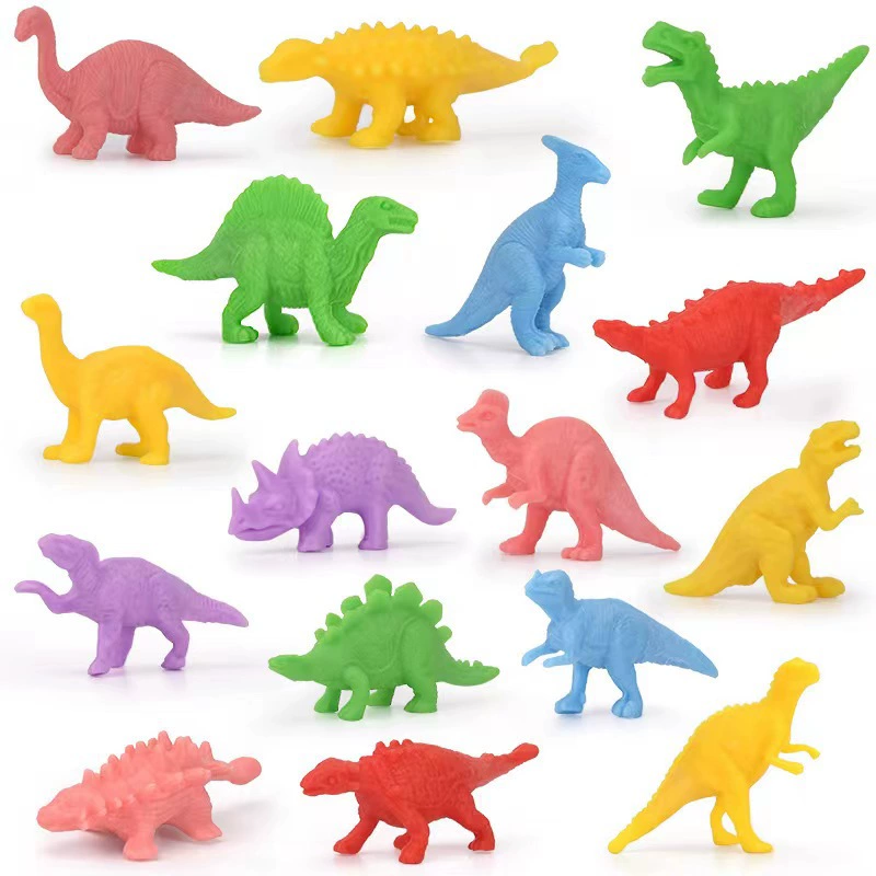 Имитация маленькой модели динозавра, твердый набор игрушек динозавра, мягкий клей, детская игрушка, подарочный набор, сахарное яйцо динозавра