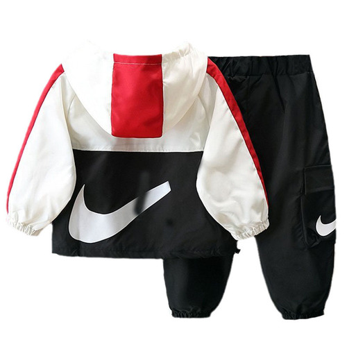 2975 Boys Spring Suit  New Children's Spring and Autumn Style Sportswear Children's Spring Handsome Two-piece Set