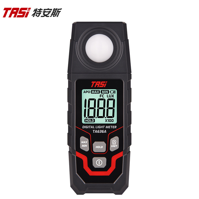 特安斯照度计TA636A测光仪高精度亮度计光度计流明计光照度测试仪
