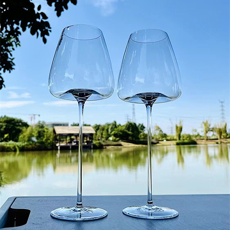 Vaso de vino rojo, conjunto de vidrio de cristal, copa de vino grande, copa de vino europea, copa de vino de restaurante de borgoña