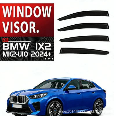 Suitable for Bmw X2 Rain shield - cross-border-reinforced-packaging-without-car-logo-bmw-x2-mk2-u10-2024-plexiglas-no-bright-strips-window-rain-shield
