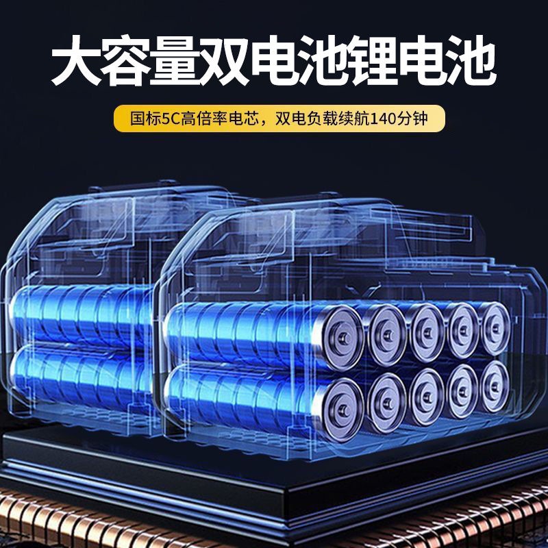 Laiben Car Wash Machine Wireless Lithium Battery Household Commercial Portable German Turbine Ultra-High Pressure Water Gun Cleaning