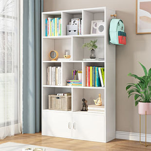 Bookshelf Storage Rack Bookcase Storage Cabinet Floor-Standing Wall Cabinet Living Room Bedroom Room Multi-Layer Simple Economical Factory