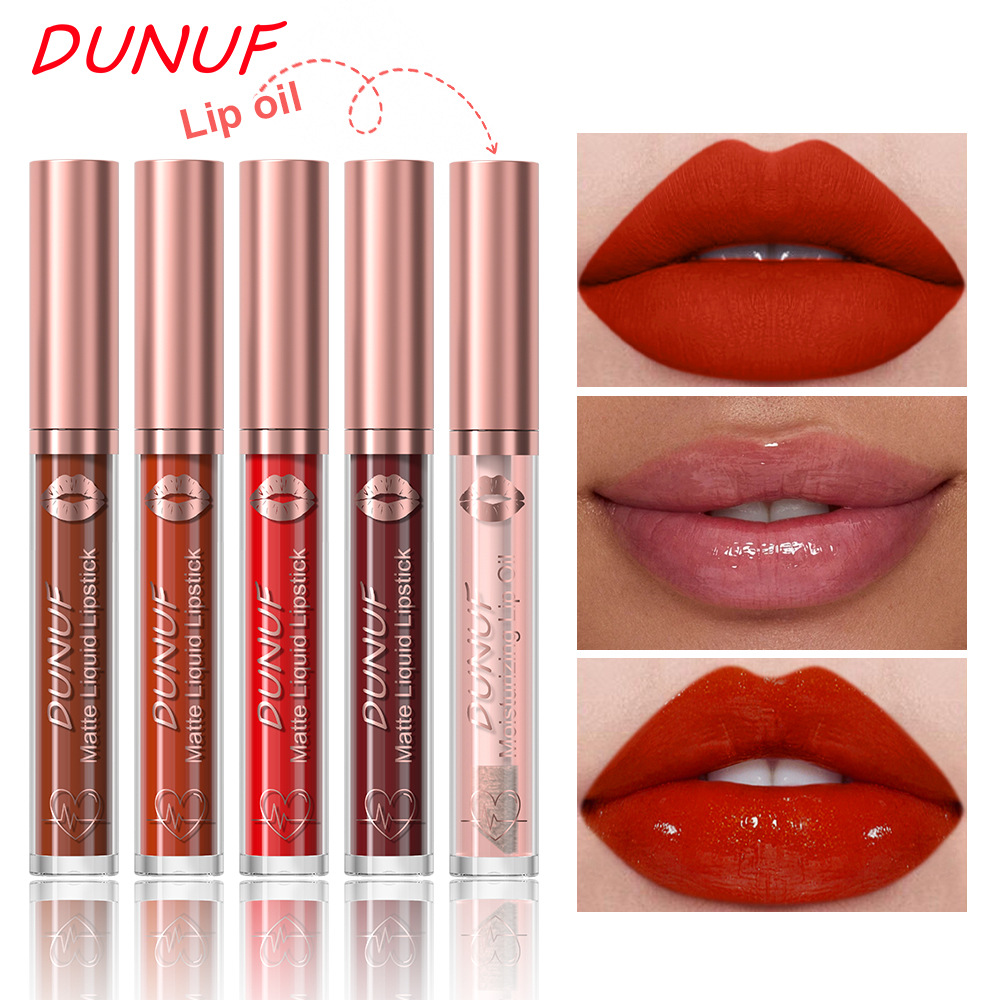 Check out DUNUF 6-tube matte waterproof long-lasting lip gloss lipstick! Disclaimer for links undefined