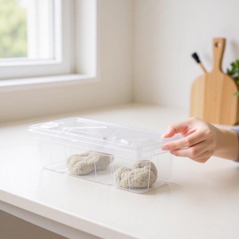 Peterest Fun Claw Easy-To-Clean Cat Litter Box Hand-Pulled Large Fully Enclosed Cat Toilet Waste Box Storage Box