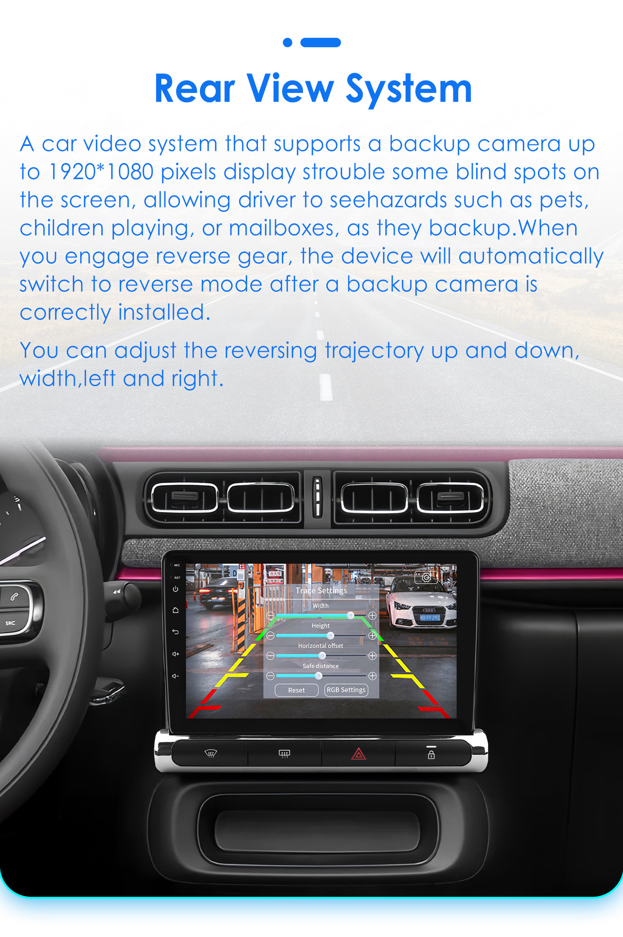 9 inch is suitable for 17-23 Citroen C3 Android intelligent large screen car reversing image navigator all-in-one machine