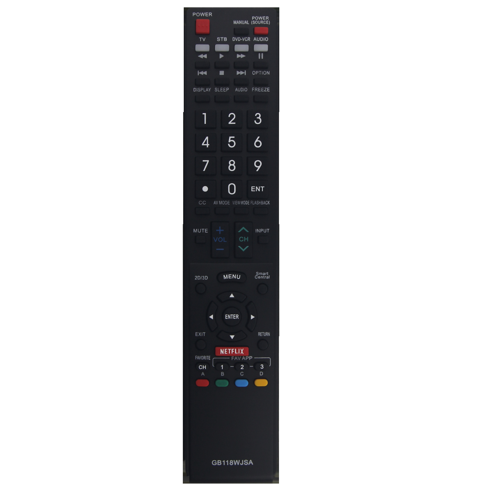 Original Remote Control GA666WJSA For Sharp LCD TV LCD 46F63 LCD 46A63 ...