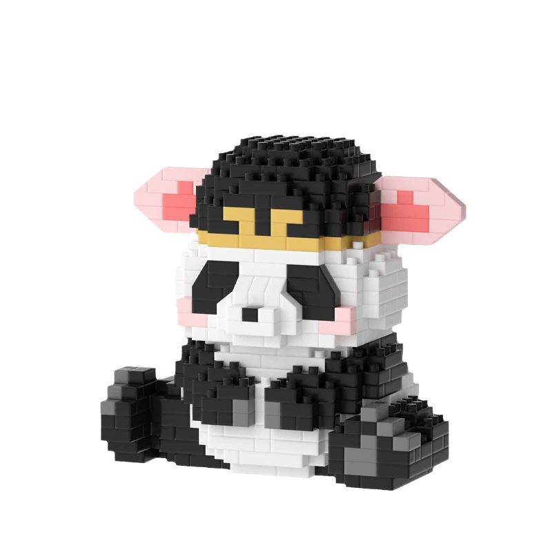 Lego, китайский детский конструктор, игрушка, панда, Birthday gift