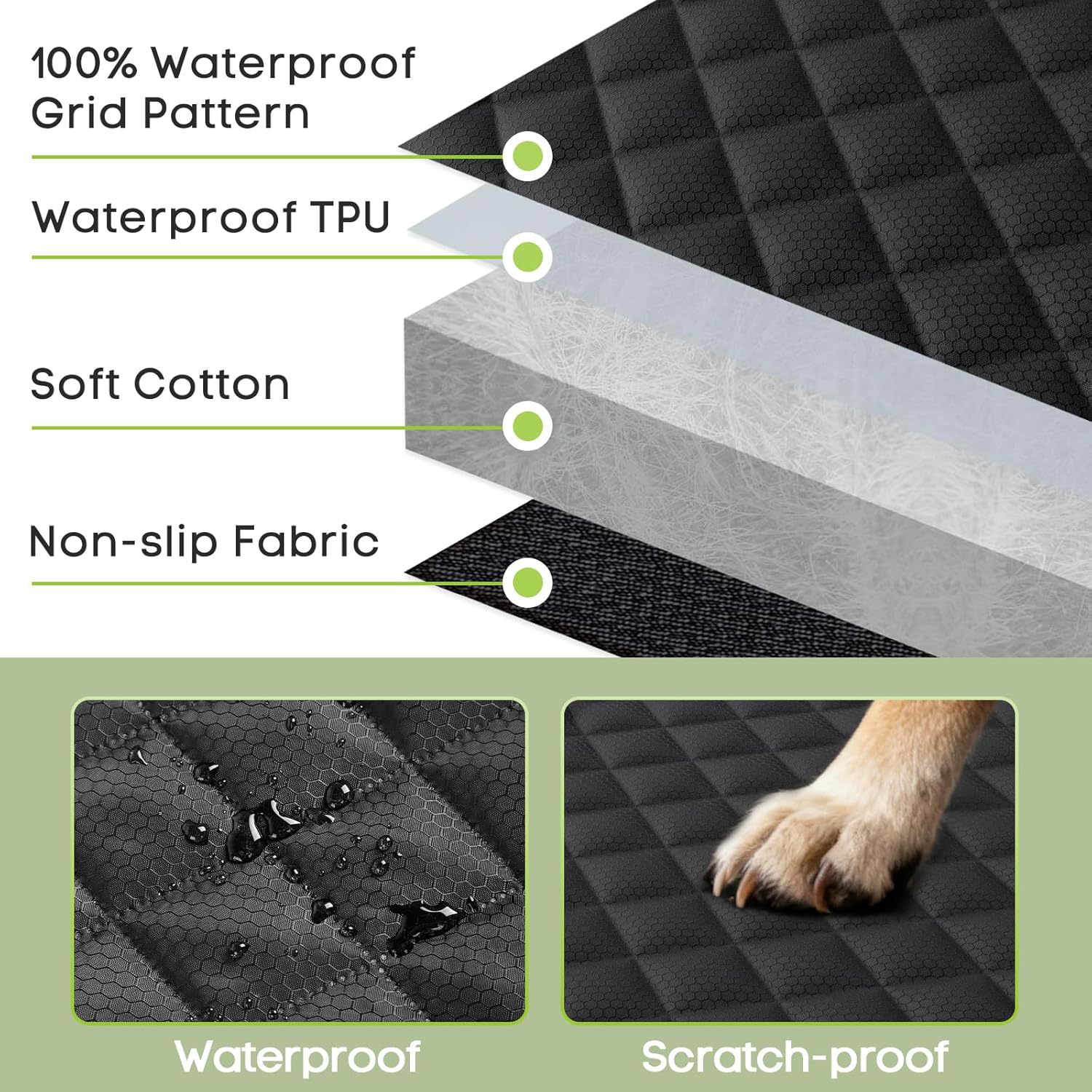 Waterproof Pet Car Seat Cover Dog And Cat Protector Mat_voghion.com