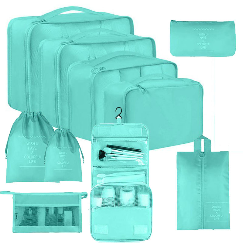 (세안과 메이크업 10종 세트) 브라이트 블루