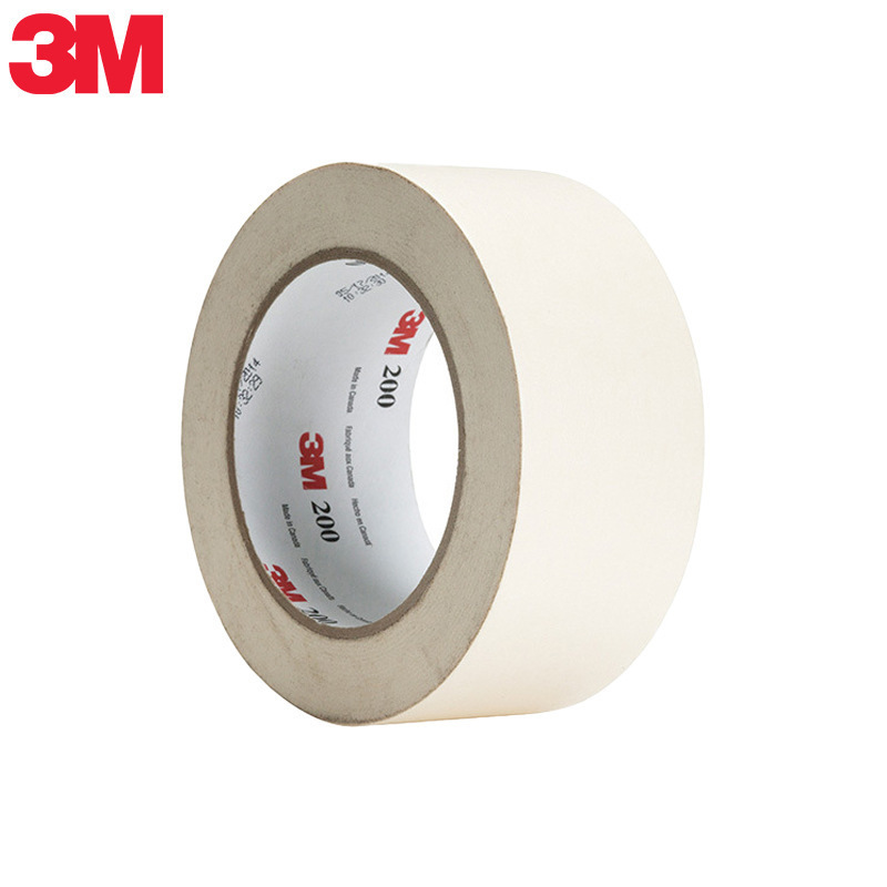3m200美纹纸胶带 批发白色可书写装饰喷漆遮蔽单面遮蔽美纹纸胶带