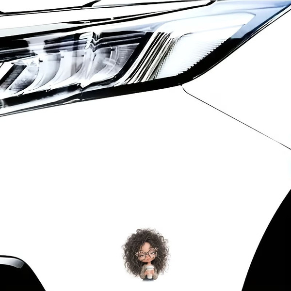 curly coffee sticker