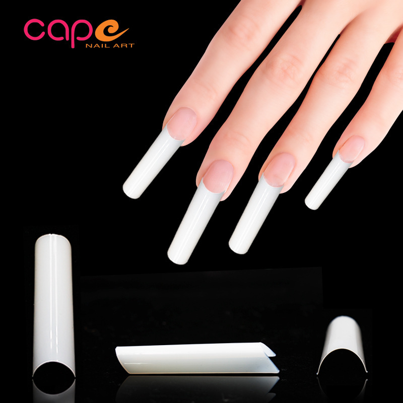 Cross-Border Hot Selling K·Nail Salon Nails Abs Plastic Nails Opp Bag Boxed XXL Long Water Pipe Nails