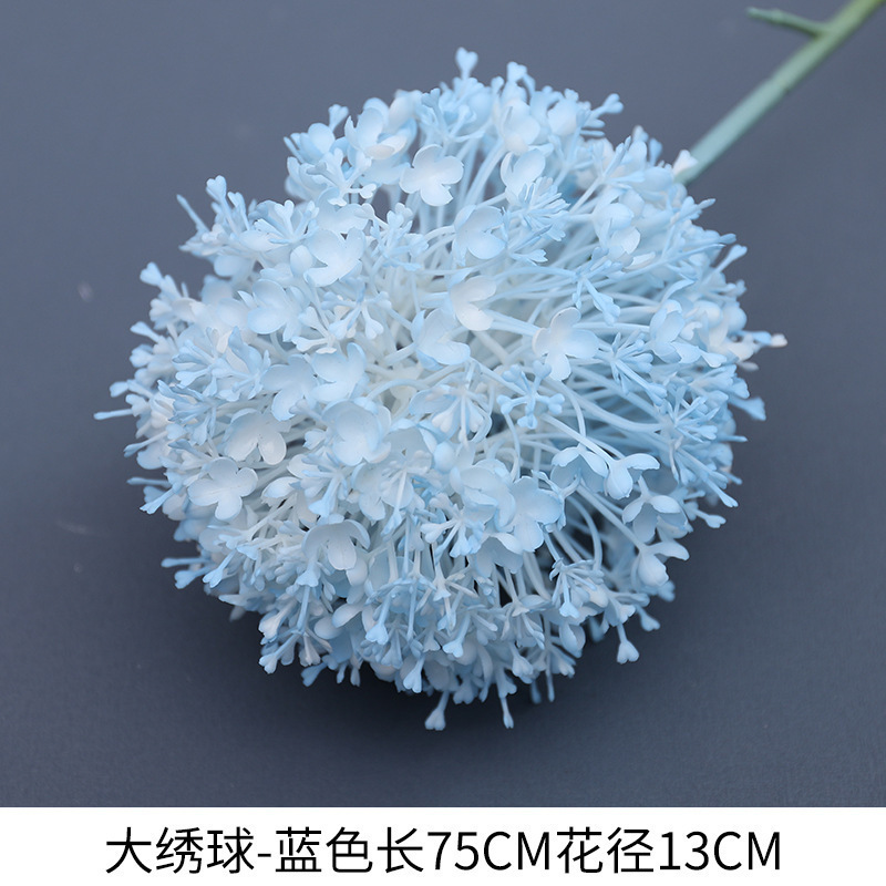 蓝色系仿真花婚礼婚庆场地场景布置道具装饰花艺花材花束假花批发|undefined