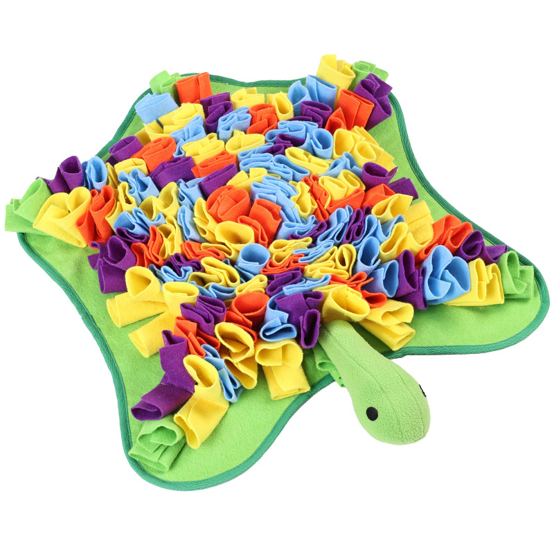Dog Indoor Breathable Mat Educational Food Storage Long Plush Game Interactive Communication Training Pet Toy_voghion.com