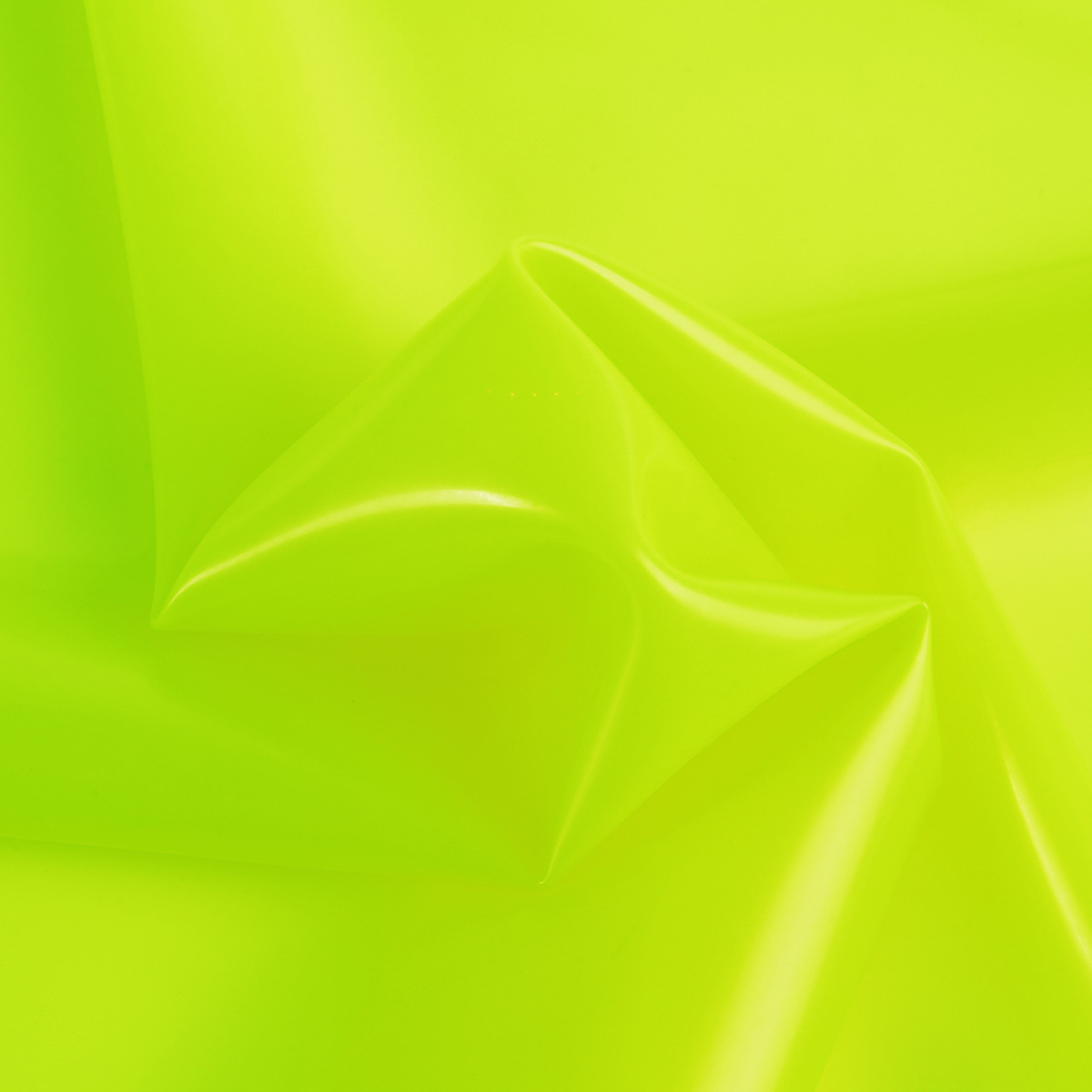 迪达橡胶荧光柠黄胶衣面料10米卷装拉力带抗撕裂高亮度乳胶衣面料